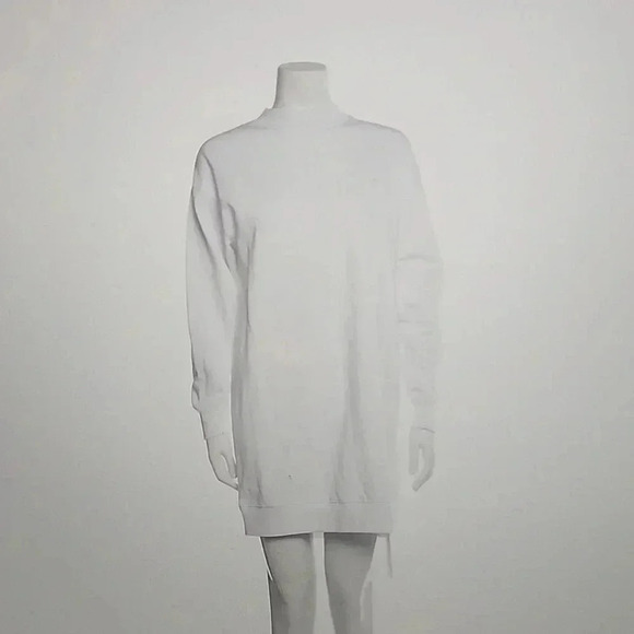 Vince Dresses & Skirts - VINCE MOCK NECK MINI SWEATSHIRT DRESS SIZE XS